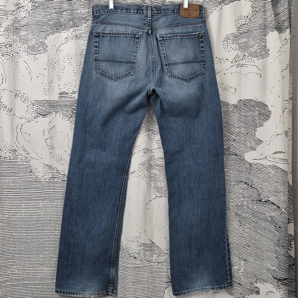 Old Navy 32X34 Boot Cut Vintage 90s Men's Blue Jeans - Picture 10 of 10